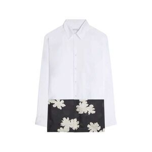Dries Van Noten Men Shirt With Floral Detail